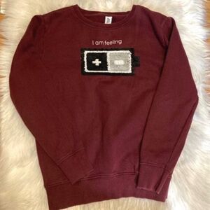 Yigga - I am feeling Crewneck Sweater youth sz 11/12